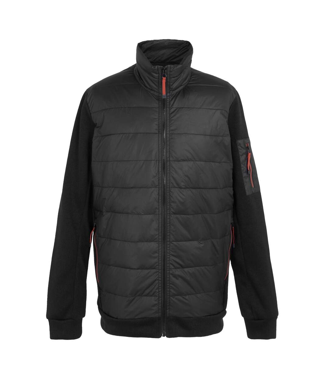 Veste polaire colliston homme noir / ocre rouge Regatta