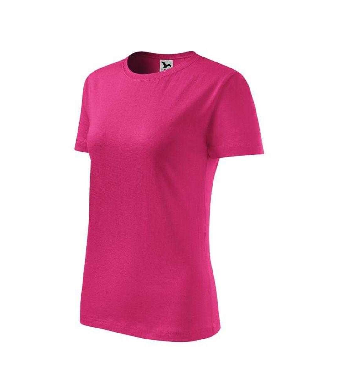 T-shirt Motif/style Classique Femme Rose Malfini-4