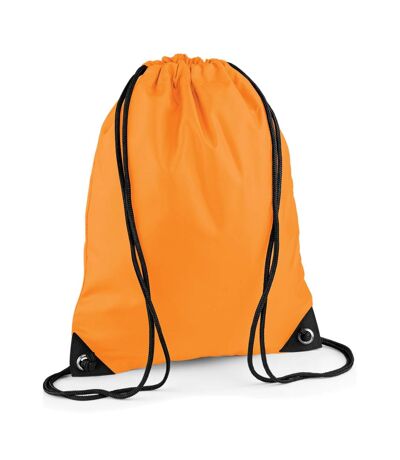 Bagbase - Sac à cordon PREMIUM (Orange fluo) (Taille unique) - UTPC5771