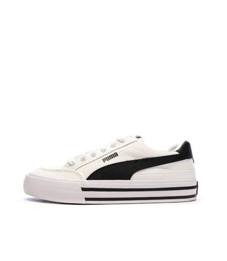Baskets blanches femme puma court classic