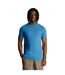 Mens embroidered t-shirt spring blue Lyle & Scott