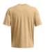 Mens Washed Logo Oversized T-shirt Brown Under Armour-3