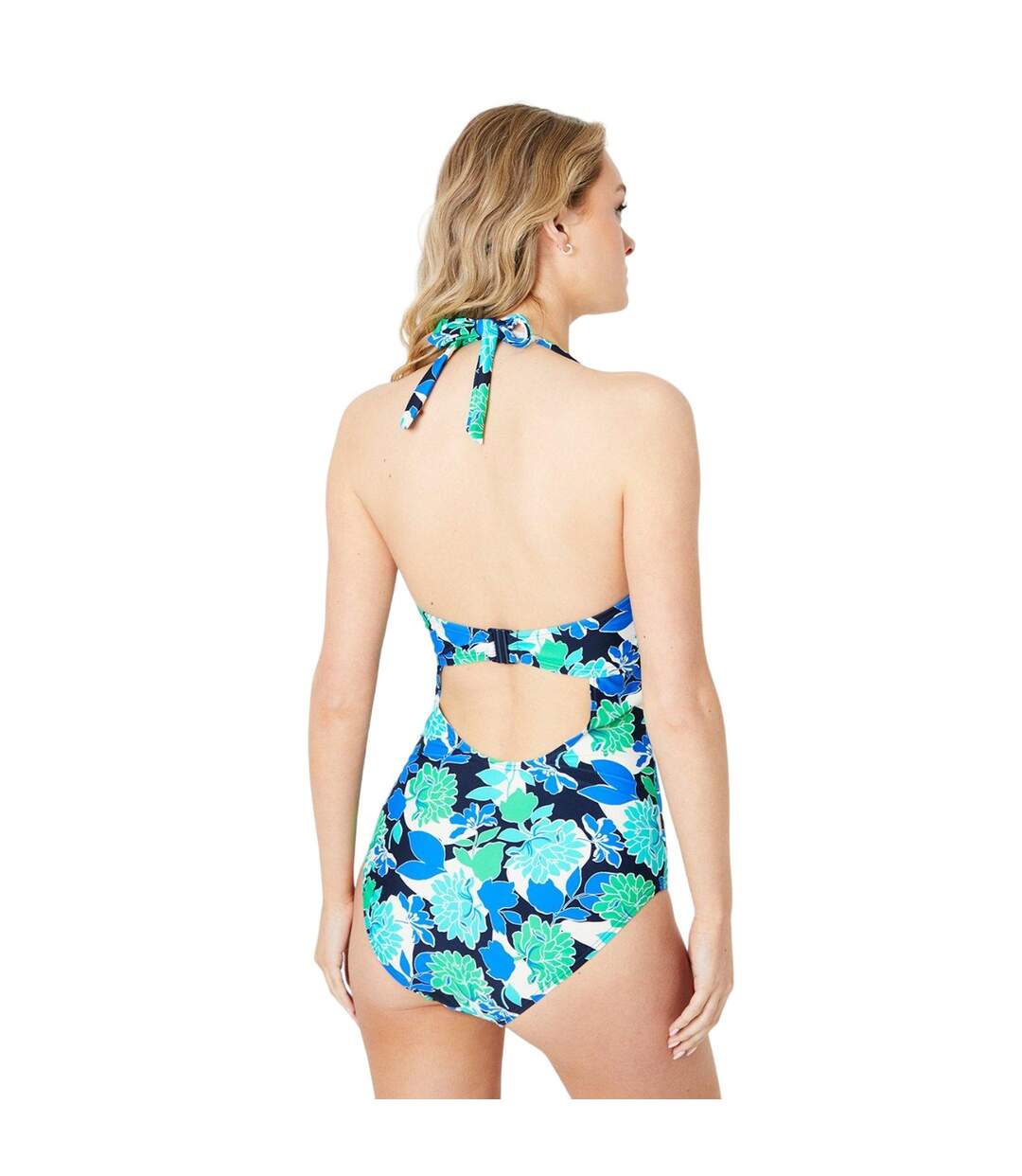 Maillot de bain 1 pièce femme bleu / vert Gorgeous-2