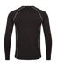 Regatta Mens Pro Long-Sleeved Base Layer Top (Black)