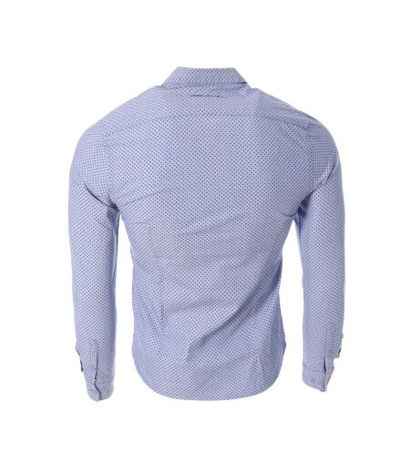 Chemises bleu à motifs homme teddy smith carton - s