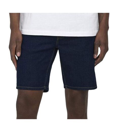 Short en jean bleu brut homme only & sons weft