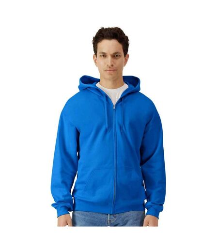 Unisex Adult Softstyle Midweight Full Zip Hoodie Royal Blue Gildan