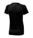 Elevate Womens/Ladies Quebec Short Sleeve T-Shirt (Solid Black/Anthracite)