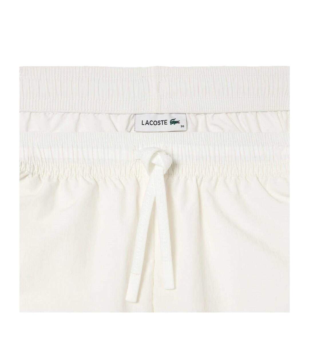 Pantalon De Jogging Motif/style Uni Femme Blanc Lacoste-4
