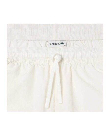 Pantalon De Jogging Motif/style Uni Femme Blanc Lacoste