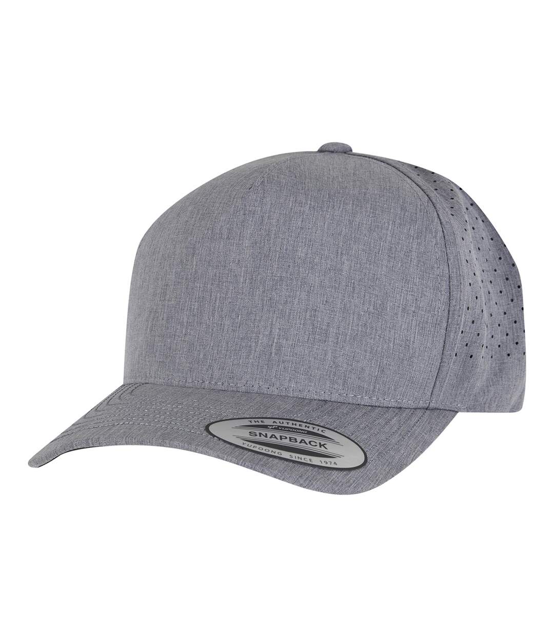 Casquette De Baseball Adulte Gris Chiné Flexfit-1