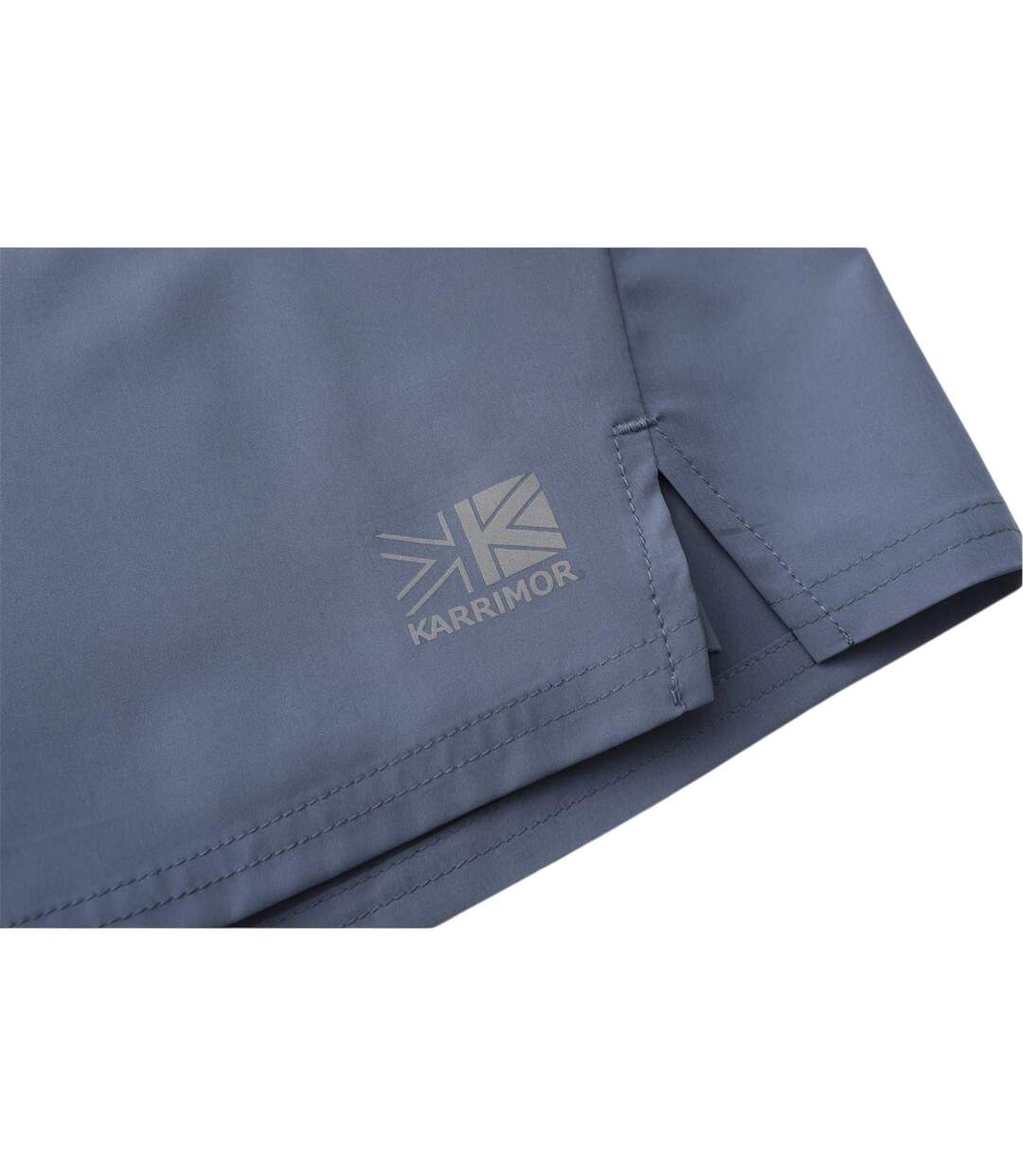 Mens 2 In 1 Running Shorts Stone Grey Karrimor-3