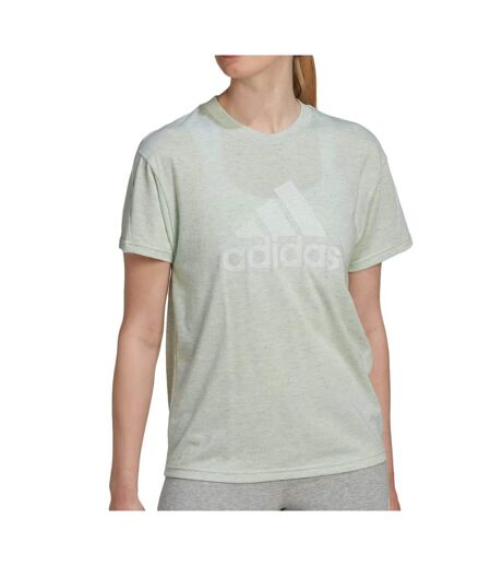 T-shirt Vert Femme Adidas HK0419