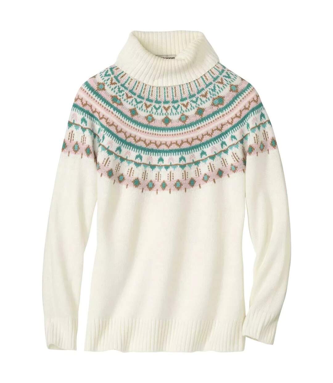 Pull femme écru Atlas for Women-1