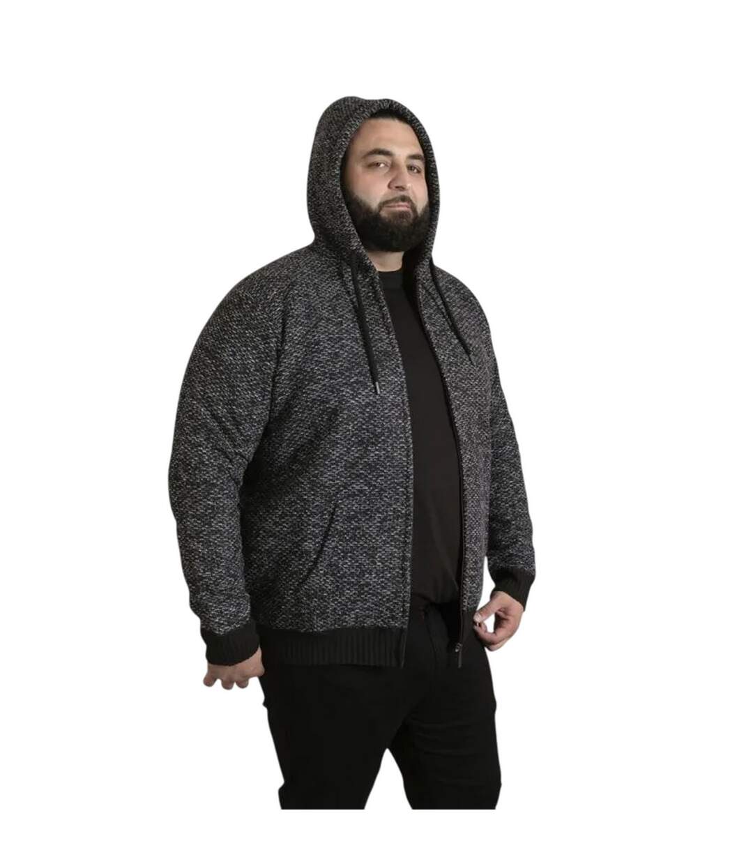 Veste À Capuche D555 Fareham Homme Noir Noir Duke-1