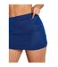 Womens/ladies Mesh Overlay Mini Skirt Blue Flecked Missy Empire-3