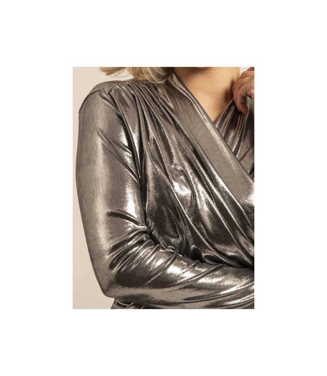 Top croisé manches longues FRIDALIA - Dona X Lisa-3