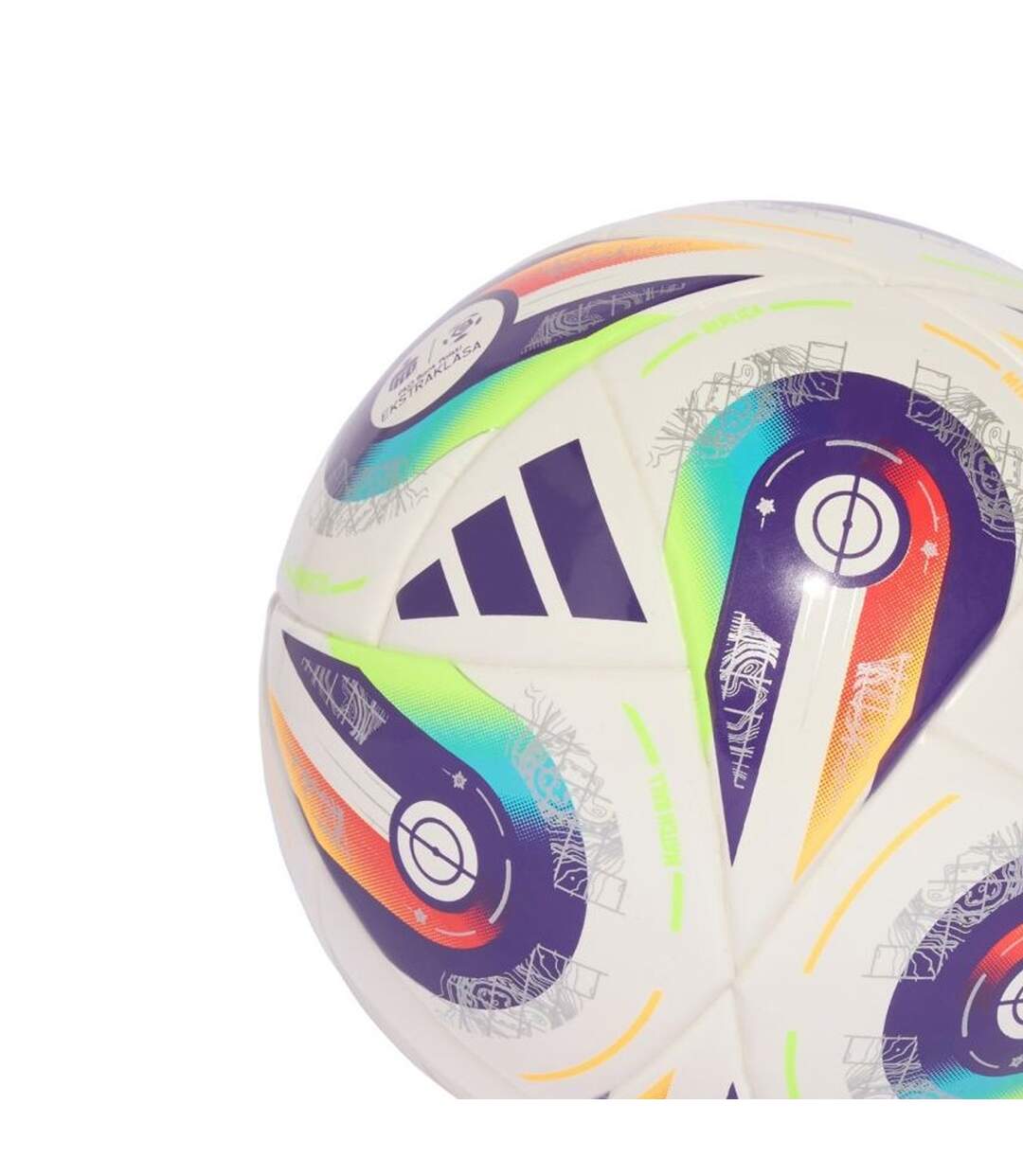 Ballon De Foot Pour Match Ekstraklasa Pro Taille 5 Blanc Adidas-3