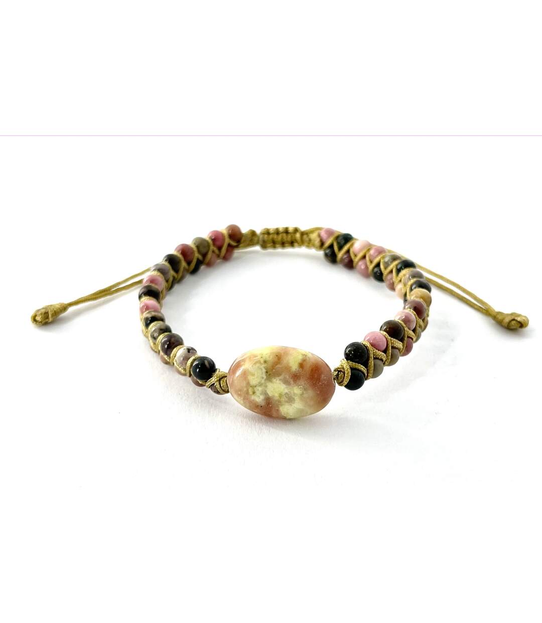 Bracelet Bohême et volupté Rhodochrosite-1