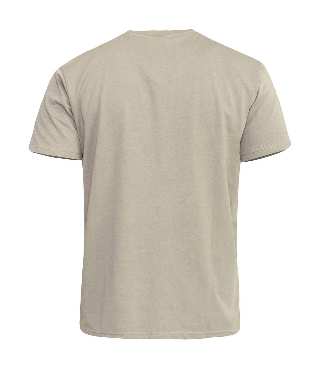 Duke Mens Signature 2 King Size Cotton V Neck T-Shirt (Khaki) - UTDC184-2