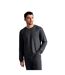 Mens Long Sleeve Luxury Pyjama Top Loungewear T-Shirt-1