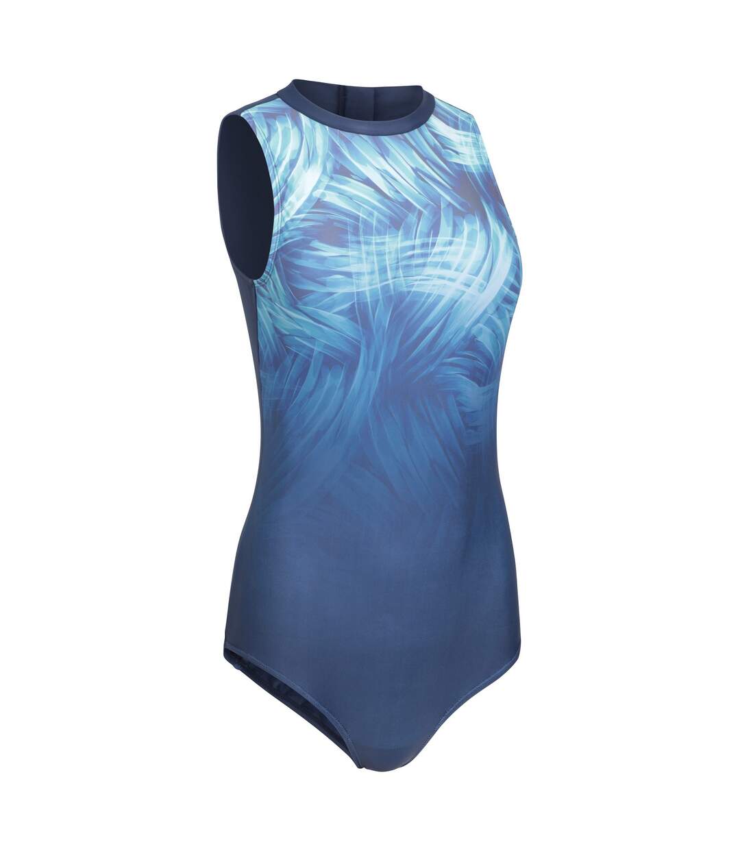 Womens/ladies sydney one piece swimsuit teal Mountain Warehouse-4