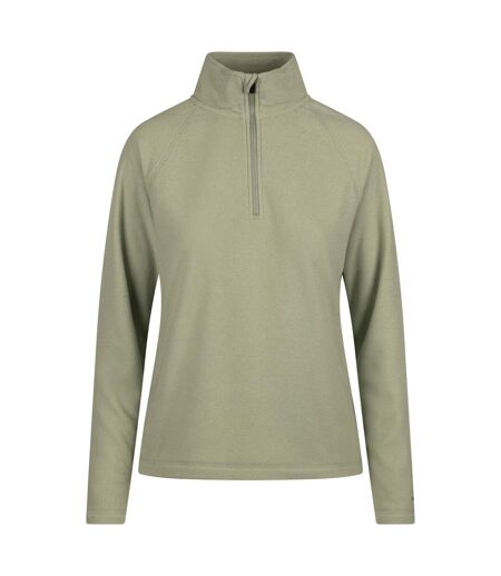 Haut Polaire À Col Montant Zippé Meadows Femme Vert Pâle Trespass