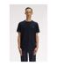 Mens Tipped T-shirt Dark Caramel Fred Perry-3