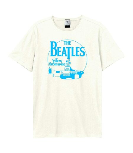 T-shirt Yellow Submarine Adulte Vieux Blanc Amplified
