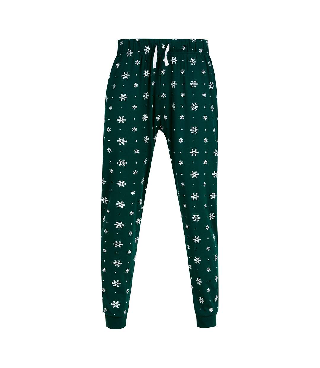 Pantalon de détente adulte vert bouteille / blanc SF SF