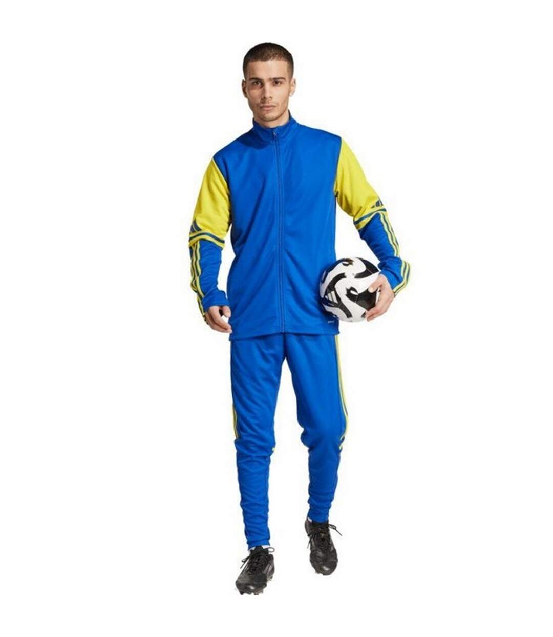 Pantalon De Jogging Entraînement Squadra Homme Bleu Jaune Adidas-4