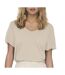 Top beige femme jdy basica-1