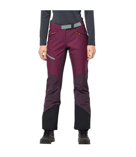 Pantalon De Ski Alpspitze Femme Violet Clair Jack Wolfskin