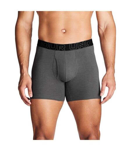 Lot De 3  Boxers Performance Homme Noir Rouge Gris Under Armour