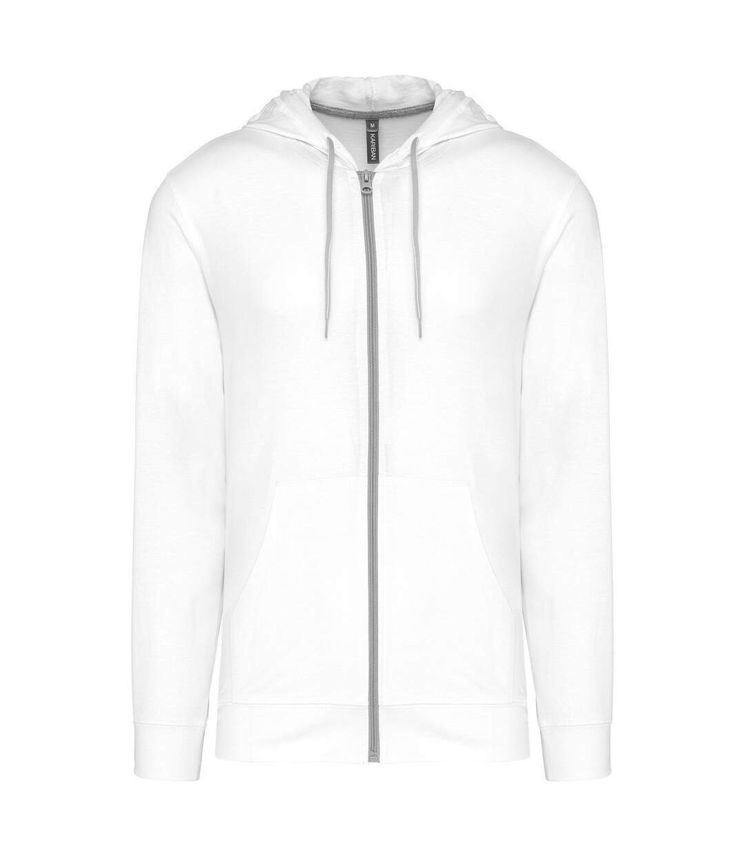 Veste zip intégral à capuche - Homme - K438 - blanc