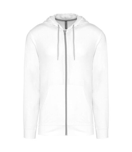 Veste zip intégral à capuche - Homme - K438 - blanc