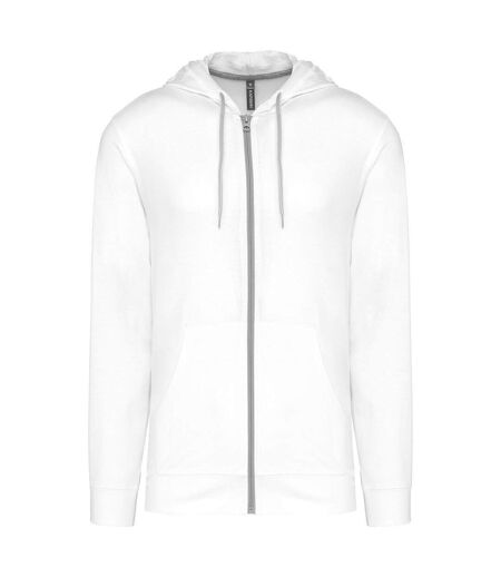 Veste zip intégral à capuche - Homme - K438 - blanc