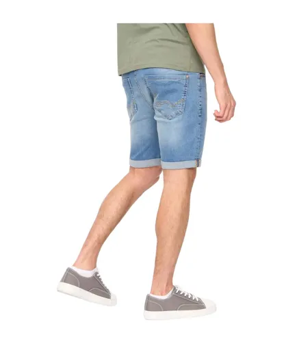 Mens Zeki Shorts Light Wash Duck And Cover
