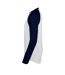 SOLS - T-shirt manches longues FUNKY - Homme (Blanc/bleu marine) - UTPC3513