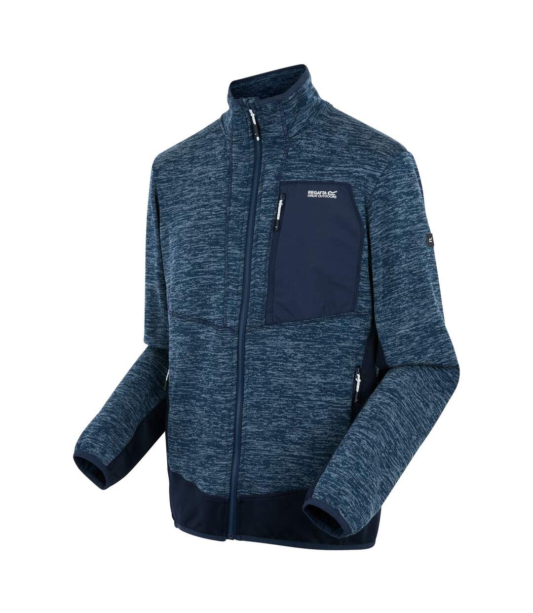 Veste Polaire Baslinn Homme Denim Sombre Bleu Marine Chiné Regatta-4