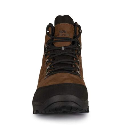 Trespass Mens Corrie Leather Hiking Boots (Light Brown) - UTTP6216