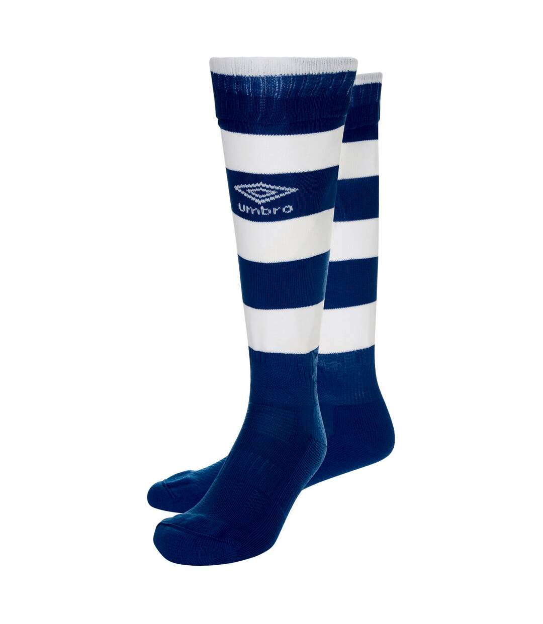 Mens hoop stripe socks royal blue/white Umbro-2