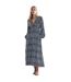 Robe Mi-longue Manches Style Flûte Motif/style Dessin Femme Noir Nobody´s Child-2