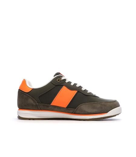 Baskets marron/orange homme teddy smith 120506