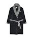 Robe De Chambre Luxury Aw24 Homme Noir Gris Lambretta-1