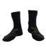 Chaussettes De Piscine Open Water Homme Noir Jaune Fluo Speedo-2