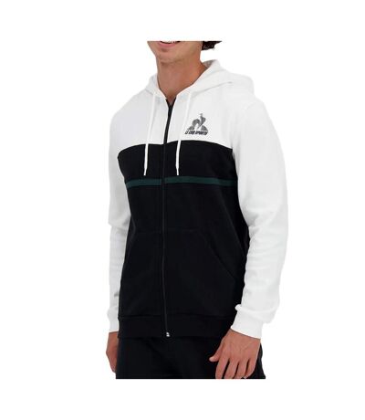 Sweat noir/blanc homme le coq sportif contemporain  hoody n°1 - l