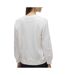 Sweat blanc femme vero moda beat - l-2