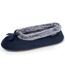 Isotoner Chaussons Ballerines femme semelle ultra-souple, confortables, semelle à mémoire de forme-1