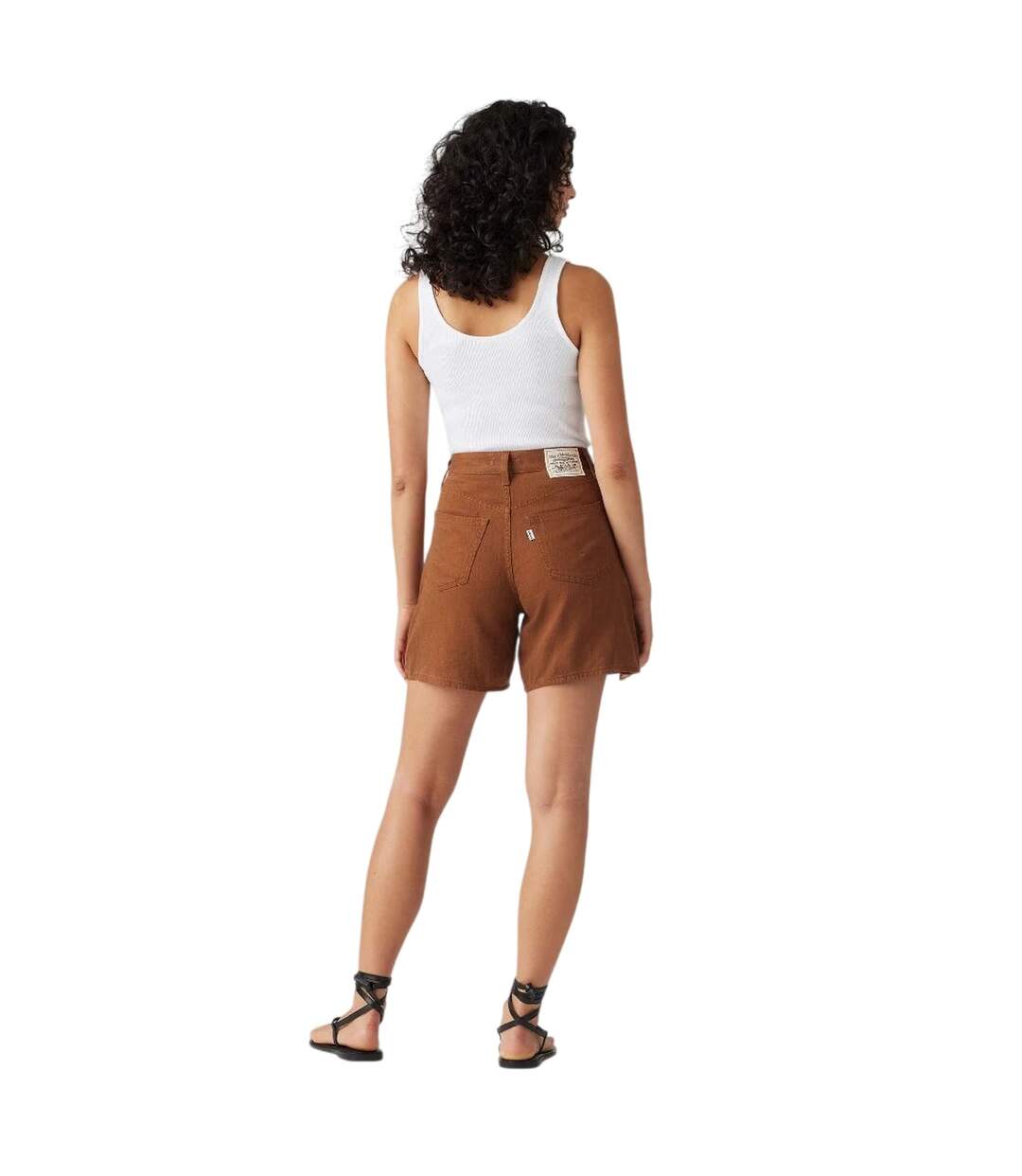 Short Femme Marron Levis-3